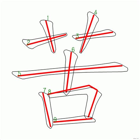 9 劃的字|9劃的字 9畫的字